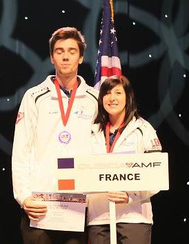 Amandine Jacques & Mike Bartaire, 51st Qubu-icaAMF World Cup in Las Vegas, Nevada, USA